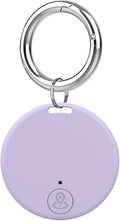 Aircawin GPS Tracker Case,Key Item Finder Locator,No Monthly Fee App for iOS/Android 2023 Latest,Portable Anti-Lost Bluetooth Mini Tag Item Tracker for Luggages/Kids/Pets/Phone/Wallet/Bag-1Pcs-Purple