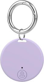 Aircawin GPS Tracker Case,Key Item Finder Locator,No Monthly Fee App for iOS/Android 2023 Latest,Portable Anti-Lost Bluetooth Mini Tag Item Tracker for Luggages/Kids/Pets/Phone/Wallet/Bag-1Pcs-Purple