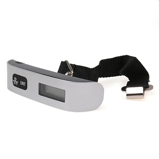 Luggage Weight Scale, 50kg 10g Digital Scale Electronic Kitchen Luggage Hanging Scale Weight Suitcase Travel Scale Baggage Bag Weight Tool,for Travel(with Strap)