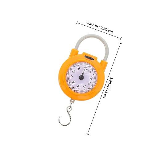Angoily High Precision Portable Electronic Travel Luggage Scale with Spring Hook, Mini Handheld Bag Weight Scale for Home, Fishing, and Everyday Use