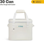 RTIC Ultra-Tough Soft Cooler 30 Can, Insulated Bag Portable Ice Chest Box for Lunch, Beach, Drink, Beverage, Travel, Camping, Picnic, Car, Trips, Floating Cooler Leak-Proof with Zipper