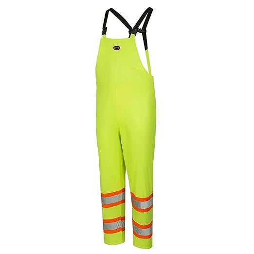 Pioneer Hi Vis Lightweight Waterproof Safety Rain Suit - Reflective Work Rain Gear for Men and Women