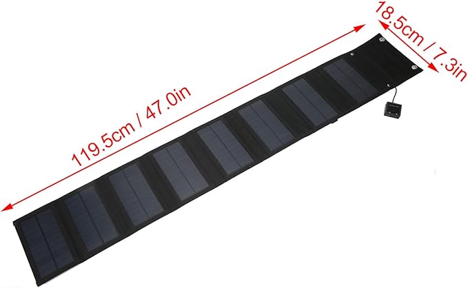 Portable Solar Panel Charger 25W, 5V 2 5A Foldable Solar Phone Charger Kit, 8 Fold Solar Panels with 1 to 3 USB Charging Cable and Climbing Buckle for Outdoor for Tablets and Hiking, Solar Charger