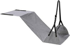 Baoblaze Airplane Foot Hammock Support Adjustable Plane Footrest High Performance Convenient Travel Essentials for Women Men Long Trip, Gray