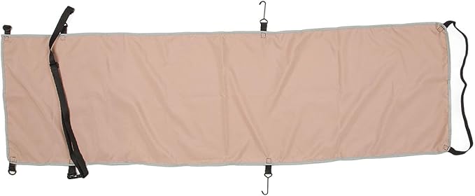 Ergonomic Airplane Hammock Seat Cover with Footrest for Comfortable Travel Portable Outdoor Use Khaki