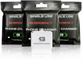 Single-Use Emergency Charger I Survival I Everyday Carry I Travel Must Have (USB-C, 3)