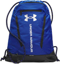 Under Armour Unisex Hustle Sackpack, (400) Royal/Black/Metallic Silver, One Size Fits Most