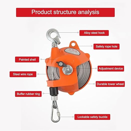 Adjustable Spring Balance Scale, Heavy Duty Handheld Weighing Scale for Luggage Fishing(Size:22-30 Kg)