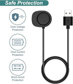Charger for Amazfit Helio Strap/Active 3/Active Max/T-Rex 3 Pro/T-Rex Ultra 2/Balance 2, Replacement Charging Cable Cord for Amazfit Smart Watch & Fitness Tracker (3.3ft/1m)