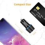 45W Fast USB C Car Charger for Google Pixel 10/10 Pro/10 Pro XL/9/9a/8/7, Galaxy S26+/S25 Ultra, Looptimo Android Phone Plug PD & QC3.0 Cigarette Lighter Adapter with Rapid Charging 3.3ft Type C Cable