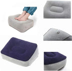 BESPORTBLE 2PCS Inflatable Feet Rest Pillow Cushion Leg Rest Support Pillow for Travel Office Car Camping Airplane Foot Massage Stool Relax Cushion