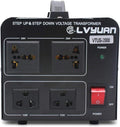 Cantonape Voltage Transformer Converter 2000 Watt Step Up/Down Convert from 110-120 Volt to 220-240 Volt and from 220-240 Volt to 110-120 Volt with 2 US Outlets, 2 Universal Outlets