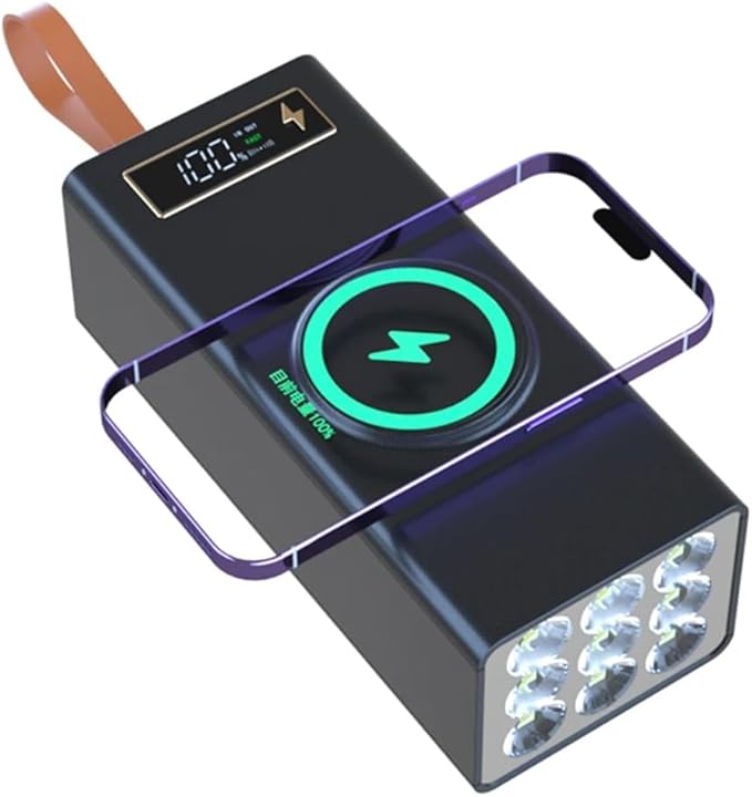 External Portable Power Box DIY Kit, 21x18650 5V, USB Type C Connection, Solder-Free Battery Case(B)