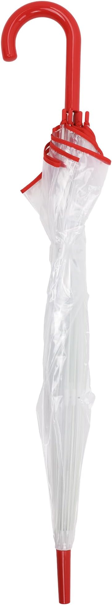 Capelli New York Adult Umbrella, Clear Umbrella for Rainy Days, Travel Essentials, Must-Have College Dorm Essentials