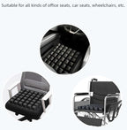 Inflatable Seat Cushionair Inflatable Chair Air Seat Car Portable Breathable Comfort Orthopedics Pain Pressure Relief Cushion,Adjustable Bubble,for Wheelchair,Car,Office,Home (49-Point Cushion)