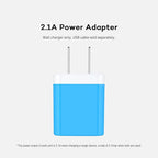 USB Wall Charger, [2-Pack] 5V/2.1AMP AILKIN 2-Port USB Wall Charger Home Travel Plug Power Adapter Charging Box for iPhone 17 Air 16 16e15 14 13 12 Pro Max Mini SE 11 11Pro Plus, Samsung Galaxy, Moto