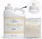 Tyler Candle Glamorous Liquid Wash Detergent Wash, Liquid, Diva, 16 Fl oz/with Dryer Sachet Single Pouch, Pull and Pour Spill Proof Cap os