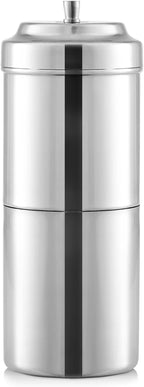 KSJONE South Indian Filter Coffee Maker 7 oz,2-4 Cups Stainless Steel Coffee Maker, Drip Coffee Brewer, Madras Kaapi Kappi, Coffee Decoction Maker