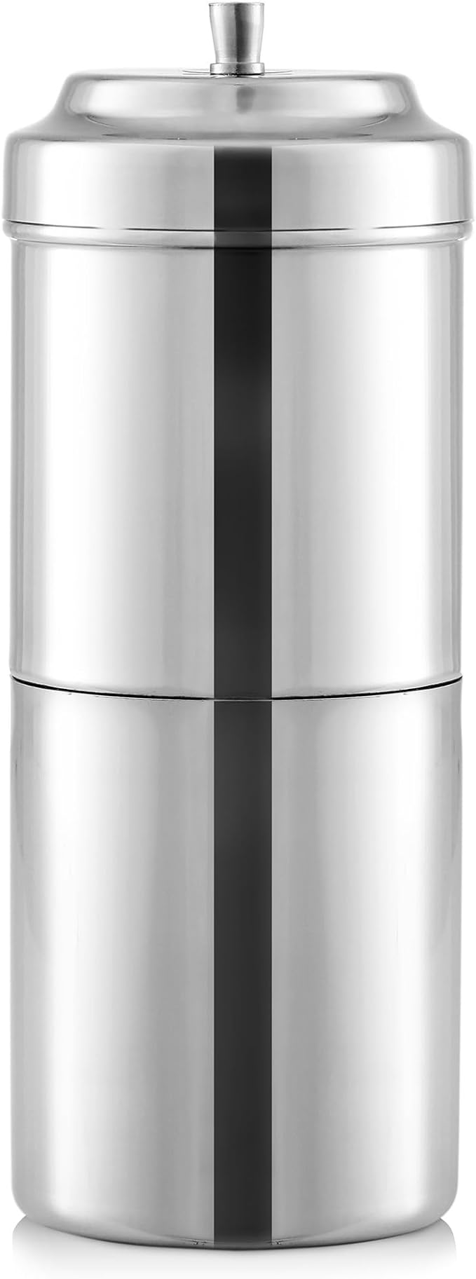 KSJONE South Indian Filter Coffee Maker 7 oz,2-4 Cups Stainless Steel Coffee Maker, Drip Coffee Brewer, Madras Kaapi Kappi, Coffee Decoction Maker