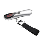 Luggage Weight Scale, 2pcs Portable Electronic Luggage Scale, 50kg/110lb, Hanging Weight Balance, Travel Suitcase Case,for Travel(Silver)