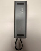 20000mAh Laptop Power Bank 100W with Built-in USB C Cable, Portable Charger Fast Charging, 100W PD Input, External Battery Pack for MacBook Pro/Air, iPhone 17/16/15, iPad, Galaxy S26/S25, Silver Gray