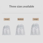 Travel Shoe Bags 10Pcs Non-woven Fabric Storage Bags Portable Dust Cover Pouch Packing Bags with Drawstring (Medium)