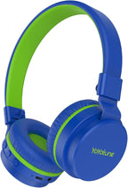 Kids Bluetooth Headphones,Lightweight Kids Headphones Wireless,85/94dB Safe Volume,40H Playtime,Fast Charging,Bluetooth 5.3,Over Ear,Toddler Headphone Built-in Mic for School/Tablet/Travel (Blue)