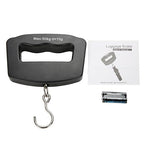 GOWENIC Portable Digital Fish Hook Scale, 50kg/10g Mini Electronic Hanging Weight Scale, Luggage for Travel Fishing
