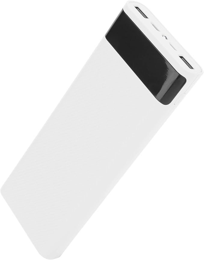 Power Bank Kit,Lightweight 8 x Battery Storage Box Power Bank Kit DIY Portable Power Bank Jacking Accessory(White)