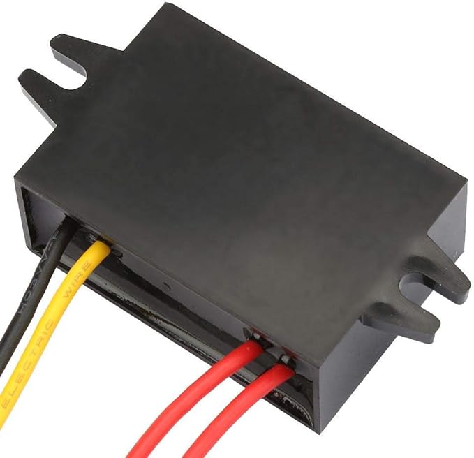 Walfront Step Down Volt Converter AC 10-28V to DC 12V Converter AC-DC Step Down Power Module (3A, Black, 2-Pin, Type A)