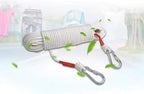 Portable Travel Clothesline - 32-ft Adjustable Clothes Drying Rope for Indoor Outdoor Laundry, Perfect Windproof Hanger for Camping, Travel & Home Use