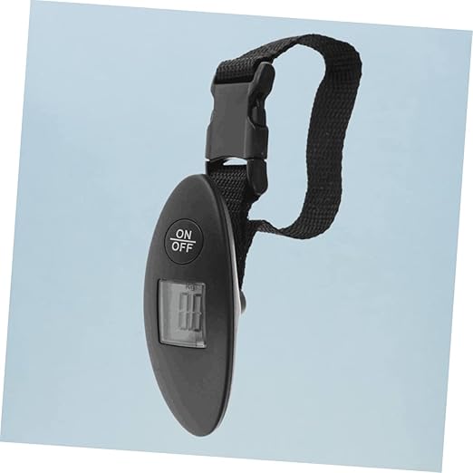 Beavorty 2pcs Luggage Scale Mini Electronic Scale High Precision with LCD Display for Daily Use Compact and Durable Design No Battery Required