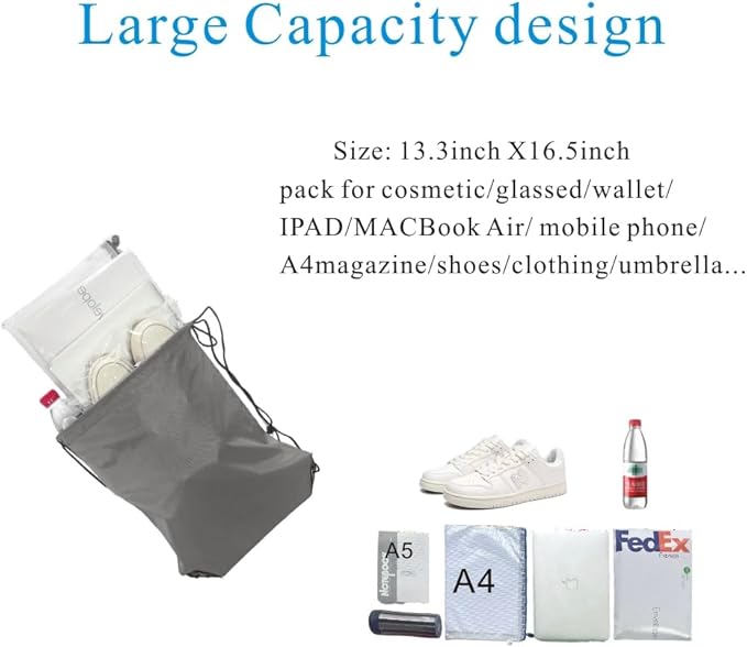 Drawstring Backpack Bulk 20 Pcs Draw String Backpack Bags DIY Gym Sports Traveling Yoga Cinch Bag Sackpack Drawstring (grey)