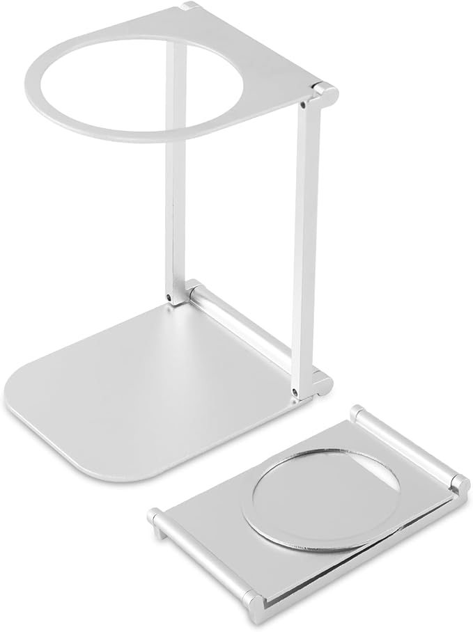 Pour Over Coffee Dripper Stand, Portable Espresso Machine Stand Foldable Aluminum Coffee Dripper Station for Coffice Home Camping