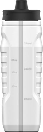 Under Armour Squeeze Water Bottles, 32 oz Water Bottles, Sideline Sports Water Bottle with Quick-Shot Lid, Quick & Easy Hydration, Gym Water Bottles, Squeeze Bottle, 1 32oz Bottle