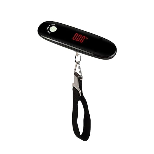 Luggage Weight Scale, 3pcs 110lb/50kg Portable Electronic Hand Luggage Scale LCD Digital Display Balance Scale Suitcase Travel Weighs Baggage Weight Tool,for Travel(Webbing)