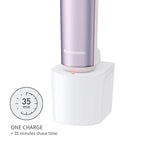 Panasonic Electric Shaver for Women, Cordless 4-Blade Shaver, Bikini Attachment, Pop-Up Trimmer, Wet Dry Operation, Electric Razors for Women - ES-AWL8AV (Purple)