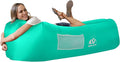 WEKAPO Inflatable Couch Air Lounger Chair - Camping & Beach Accessories, Portable Blow up Sofa for Hiking, Lawn, Indoor/Outdoor Movies & Music Festivals. Lightweight and Easy to Set Up Air Hammock