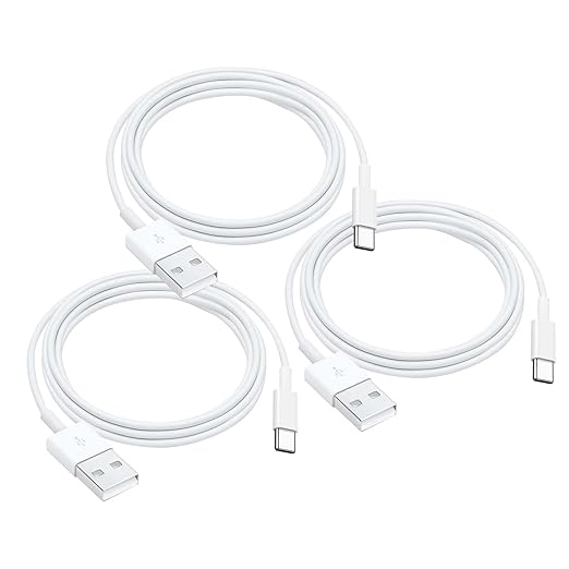AHDFWI 3 Pack iPhone 15 Carplay USB Cable for iPhone 16E 16 15, 16 15 Pro Max, 15 Plus Car Charger, iPad Pro 12.9/11, iPad 10 Generation, iPad Air 5 4 Generation, Mini 6 Generation Fast Charging Cord