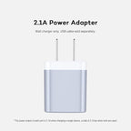AILKIN 2.1A Multiport Fast Charge Power Brick Cube for iPad, iPhone, iPod, Samsung Galaxy, Motorola, Moto, Huawei, HTC, LG, Nokia, PlayStation5, Cell Phone Charger Box