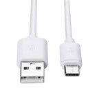 Smays USB to USB C Cable 6ft 5-Pack, Type C Phone Charger Cord Bulk, White