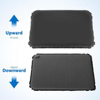 Portable Self-Inflating Seat Cushion, Portable Travel Cushion Airplane Seat, Memory Foam Sitting Pad for Travel Airplane Car Bleachers Backpacking Office(Grey)