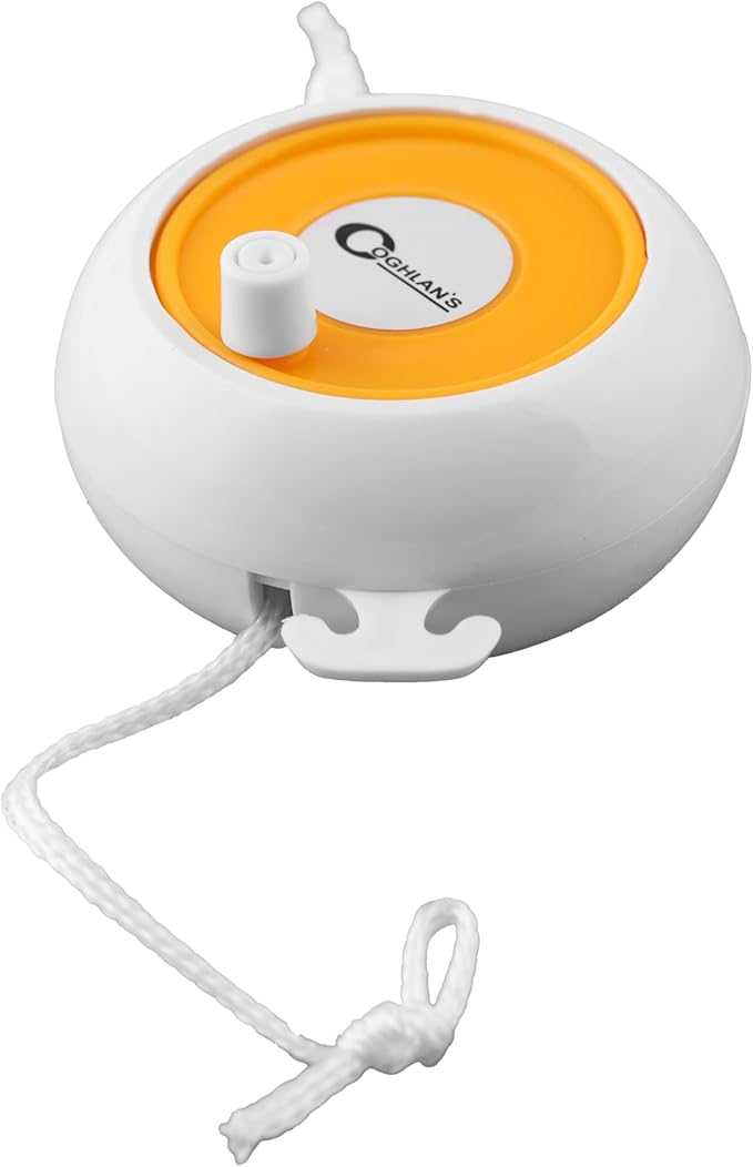Coghlan's Camping Laundry Reel with 21-Foot Retractable Cord for Drying Clothes at Campsites, Compact & Easy to Use Clothesline for Outdoor, RV, and Tent Camping