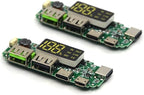 2PCS 186 50 Charging Board Dual USB 5V 2.4A Mobile Power Bank Module for Lithium Battery Charger Board with Overcharge Overdischarge Short Circuit Protection DIY Power Bank