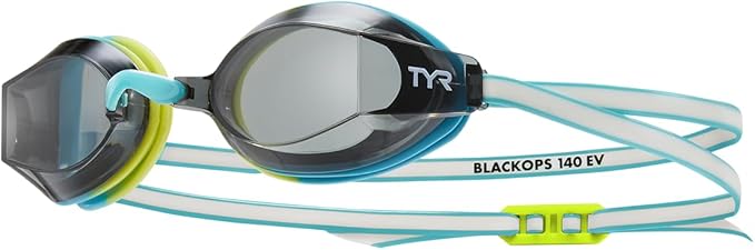 TYR Blackops 140 EV Racing Swim Goggles for Men and Women, Anti-Fog Competitive Swimming Goggles