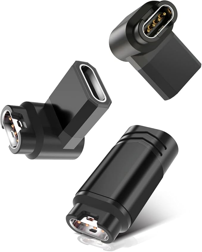 Itramax USB C Charger Adapter for Garmin Watch 3Pack,Type C Charging Cable Connector for Garmin Fenix 8 7 7S 7X 6 E Pro Solar,Forerunner 965 265 165 55,Instinct,Venu X1/SQ,Vivoactive 5 4,Epix,Tactix 8