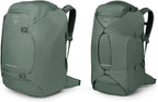 Osprey Sojourn Porter 65L Travel Backpack - Carry-On Compliant Luggage with StraightJacket Compression and Padded Laptop Sleeve - Durable Pack for International or Urban Travel, Koseret Green