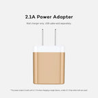 USB Wall Charger, Charger Block, AILKIN 2.1A Multiport Fast Charge Power Brick Cube Plug Box Base Adapter for iPad, iPhone, iPod, Samsung Galaxy, Huawei, HTC, LG, or Other Cell Phone Smart Devices