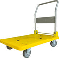 Foldable Platform Cart with Metal Handle & Swivel Wheels Quiet Movement for Heavy Loads Ideal for Luggage Home Travel330 LB Capacity Versatile Utility Trolley