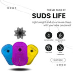 SudsLife Paper Soap Sheets (150 sheets) Pack of 3 (Pack of 3, Mixed)